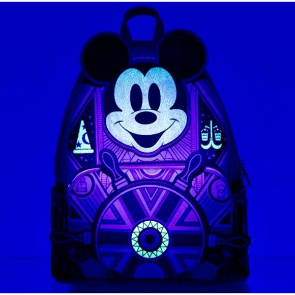 *NEW EXCLUSIVE* Disney 100 Art Deco Mickey Mouse Mini-Backpack- EE Exclusive - Picture 3 of 7